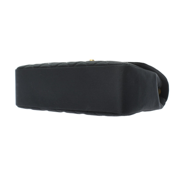 Chanel Mini Matelasse Chain Shoulder Black Gold Hardware Satin Shoulder Bag - Picture 5 of 10